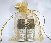  The three wise men Gold organza gift bag,
 with Frankincense and Myrrh essential oils.